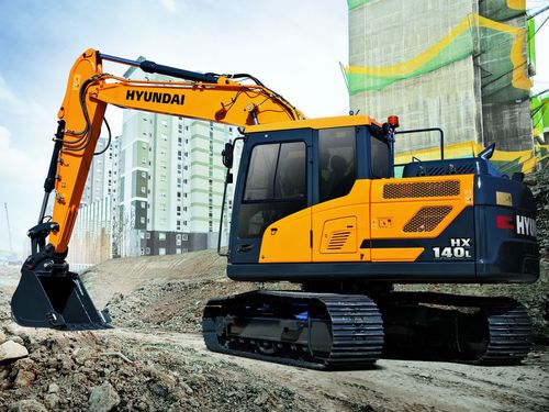 Escavatore intermedio - HX140 LC - HYUNDAI HEAYY INDUSTRIES - cingolato / Tier 4 finale / per cantiere di costruzione