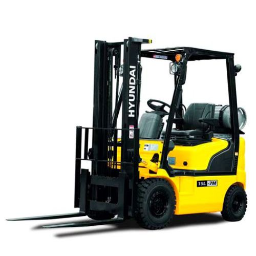 Carrello elevatore a GPL - 15L-7M - HYUNDAI HEAYY INDUSTRIES - con conducente seduto / per movimentazione / industriale
