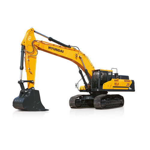 Escavatore di grandi dimensioni - HX520L - HYUNDAI HEAYY INDUSTRIES - cingolato / Tier 4 finale / per cantiere di costruzione