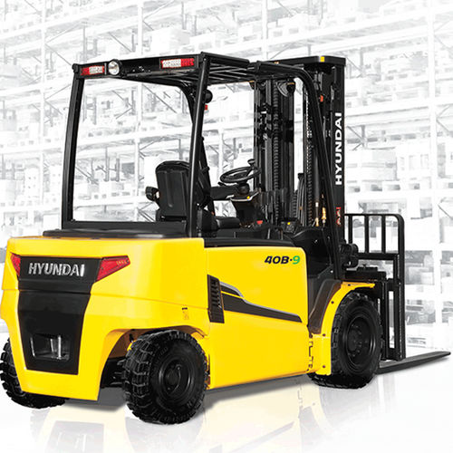 Carrello elevatore elettrico - 40B-9 - HYUNDAI HEAYY INDUSTRIES - con conducente seduto / 4 ruote