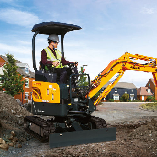 Miniescavatore - HX17A Z - HYUNDAI HEAYY INDUSTRIES - cingolato / Tier 3 / per cantiere di costruzione