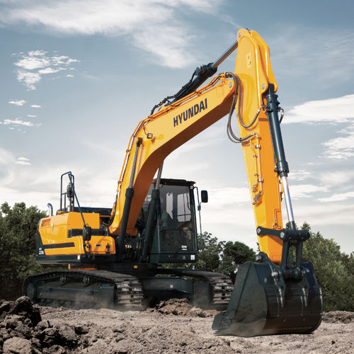 Escavatore intermedio - HX220L - HYUNDAI HEAYY INDUSTRIES - cingolato / Tier 4 finale / per cantiere di costruzione