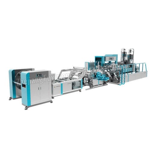 Linea di coestrusione multistrato - FJL-SPC series - Zhejiang Fuxinlong Machinery Co.,Ltd - per pannelli in materia plastica / per PE / per PP