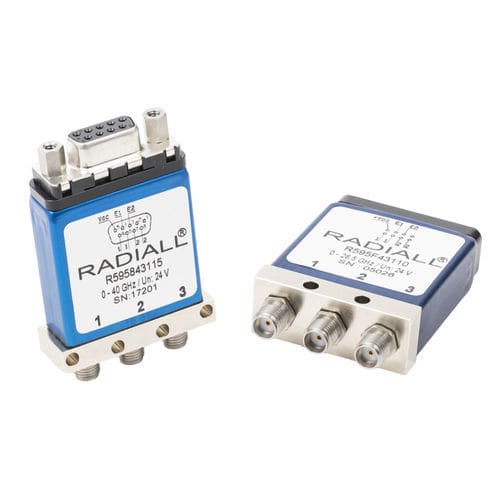 Interruttore SPDT - SPDT R595 - Radiall - ad inserimento / doppio / RF
