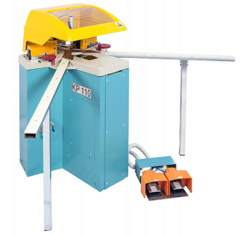 Cianfrinatrice per profilati in alluminio - KP 110  - YILMAZ MACHINE - automatica / pneumatica / a pedale