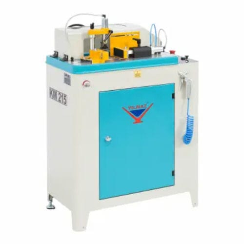 Intestatrice per alluminio - KM 215 S - YILMAZ MACHINE - per PVC / ad angolo variabile / pneumatica