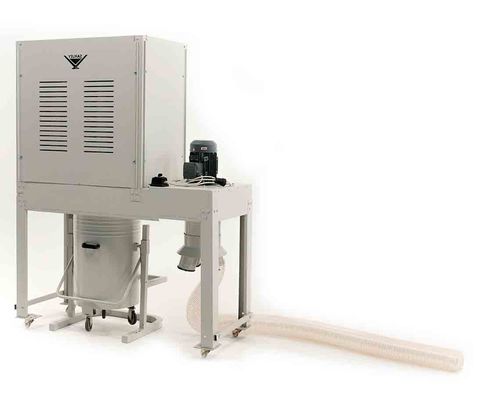 Aspiratore industriale - VCE 4000 - YILMAZ MACHINE - a secco / di trucioli / su ruote