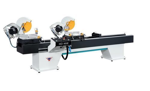 Troncatrice a due teste per PVC - KD 402 S - YILMAZ MACHINE - per alluminio / per legno / per profilati