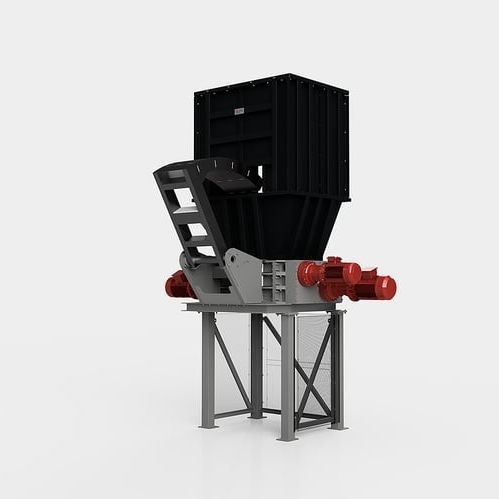Trituratore primario - TR4A450 series - CAMEC srl - a 4 alberi / per rifiuti elettronici / di pneumatici