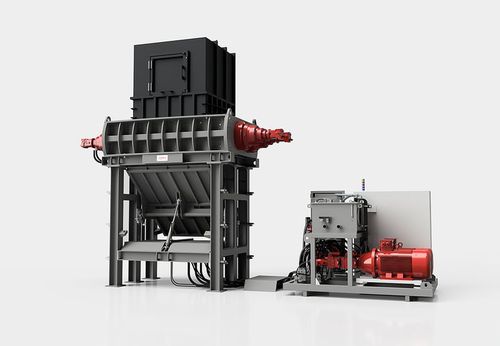 Trituratore con cesoia rotativa - CR2A645 series - CAMEC srl - primario / a 2 alberi / per cavi