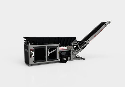 Trituratore mobile - DRM475 series - CAMEC srl - primario / a due alberi / per legno