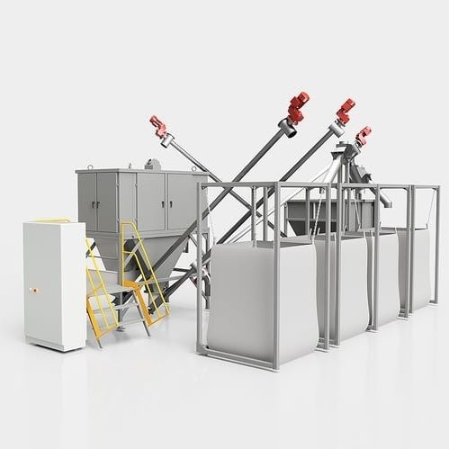 Separatore per rifiuti - CAMEC srl - per prodotto sfuso / elettrostatico / di processo