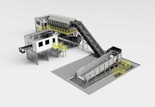 Impianto di riciclaggio di carta - CAMEC srl - su linea di processo