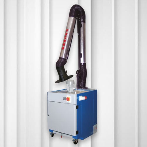 Aspiratore di fumo mobile - MINIJET / DF1/DF2 - FILCAR - di saldatura / a cartuccia / con braccio aspirante