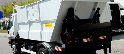 Veicolo raccolta rifiuti caricamento posteriore - EMS Machinery - diesel / con compattatore