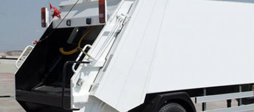 Veicolo raccolta rifiuti caricamento posteriore - EMS Machinery - diesel / con compattatore