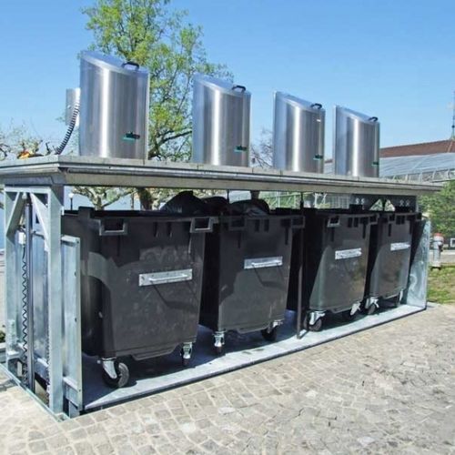 Cassonetto metallizzato - EMS Machinery - interrato / a tenuta stagna
