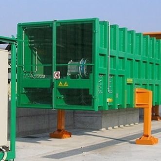 Pressa imballatrice per imballaggi - EMS Machinery - orizzontale / automatica