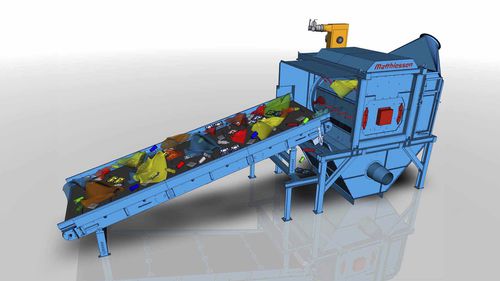 Separatore di film - Matthiessen Lagertechnik GmbH - rotativo