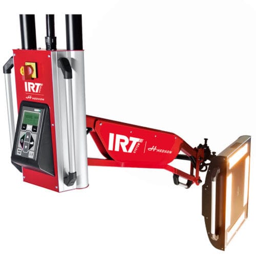 Essiccatore su guida di scorrimento - IRT 4-20 PCAUTO - Herkules Hebetechnik GmbH - a infrarossi / induritore / con controllo automatico