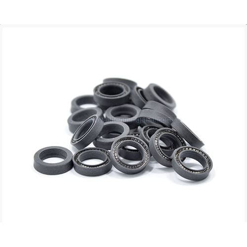 Guarnizione a molla - URA series - Ningbo Chenming Seals Manufacturing Co., Ltd. - PTFE / a U / per pistone