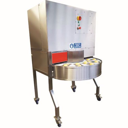 Macchina da taglio a lama rotativa - Carousel - M&P Engineering - per prodotti alimentari / CNC / per l'industria agroalimentare