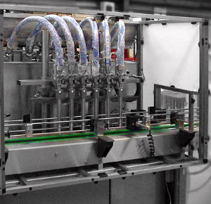 Riempitrice automatica - M&P Engineering - per bottiglie / per liquido / lineare