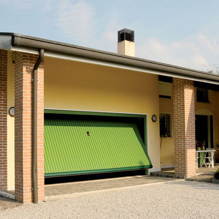 Porta basculante - VERTICAL 85 - Ballan Spa - in acciaio / da esterno / per garage