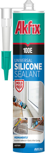 Mastice silicone - 100S, 100D, 100AQ, 100E - Akkim Yapı Kimyasalları San. ve Tic. A.Ş. - monocomponente / per cantiere di costruzione / per applicazioni sanitarie