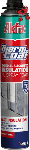 Spray multiuso - Thermcoat - Akkim Yapı Kimyasalları San. ve Tic. A.Ş. - per vetro / in schiuma