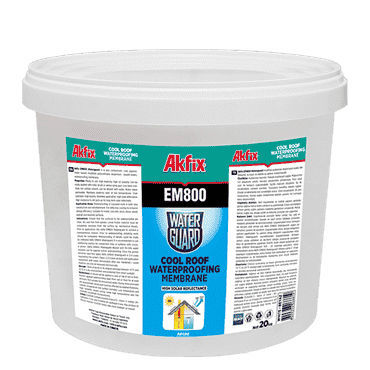 Rivestimento impermeabile - EM800 - Akkim Yapı Kimyasalları San. ve Tic. A.Ş. - spianato per tetto piano / in poliuretano / in gesso