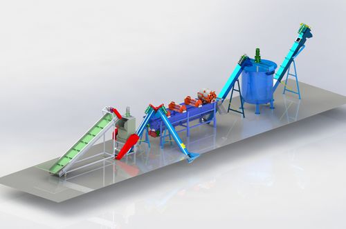 Unità di riciclaggio per materie plastiche - Liantai Machinery - PET / per bottiglie / per separazione di metalli