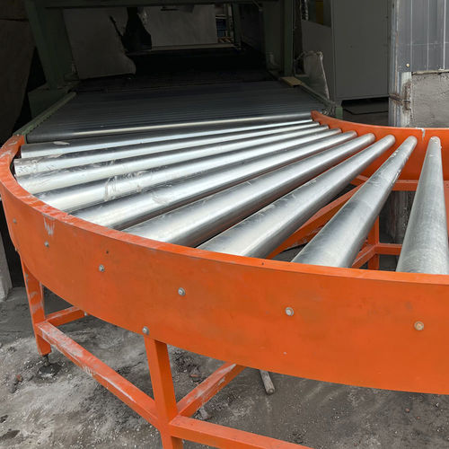 Trasportatore a rulli - LB - Liantai Machinery - curvo / per prodotti sfusi / per rifiuti