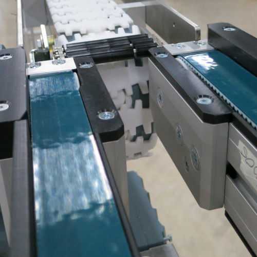 Trasportatore a nastro - modular automation GmbH - a catena / dritto / da trasporto