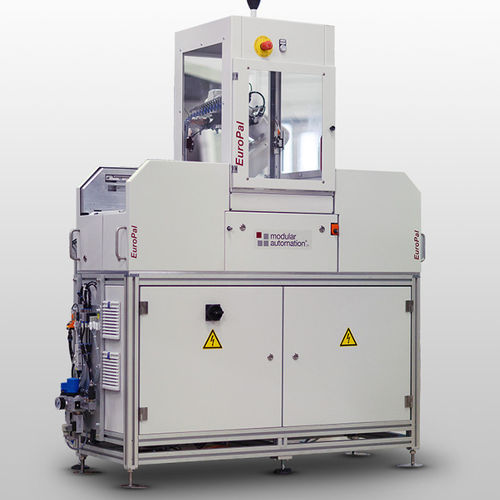 Accatastatore di vassoi - EuroPal RTS series - modular automation GmbH - per pezzi da lavorare / robotizzato / modulare
