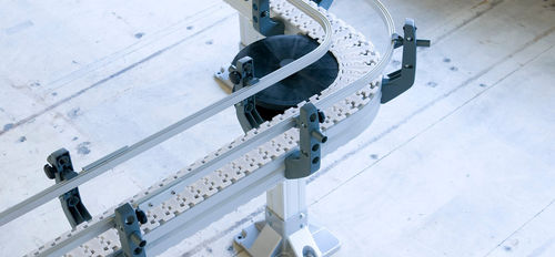 Trasportatore a catena - FS - modular automation GmbH - orizzontale / verticale / da trasporto