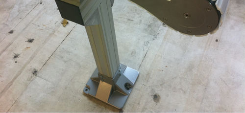 Supporto in alluminio - modular automation GmbH - regolabile / fisso / modulare