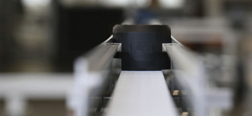Trasportatore per convogliamento in vasetti - modular automation GmbH - a nastro / a catena / da trasporto