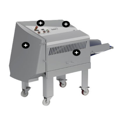 Affettatrice per verdure - VG-180 - Dadaux SAS - per carne / automatica / in acciaio inossidabile