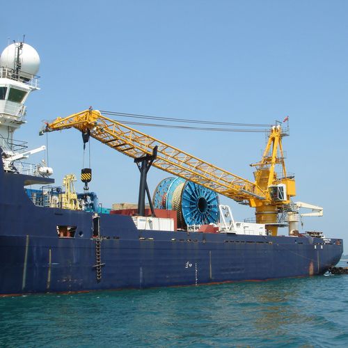 Gru per applicazioni offshore - BOS 2600 - Liebherr Cranes - su chiatta / GME / di sollevamento