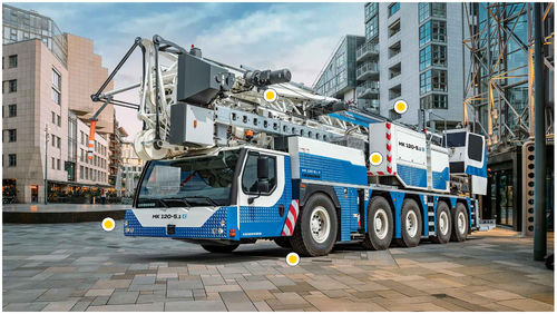 Gru mobile - MK 120-5.1E - Liebherr Cranes - con braccio / per cantiere / di sollevamento