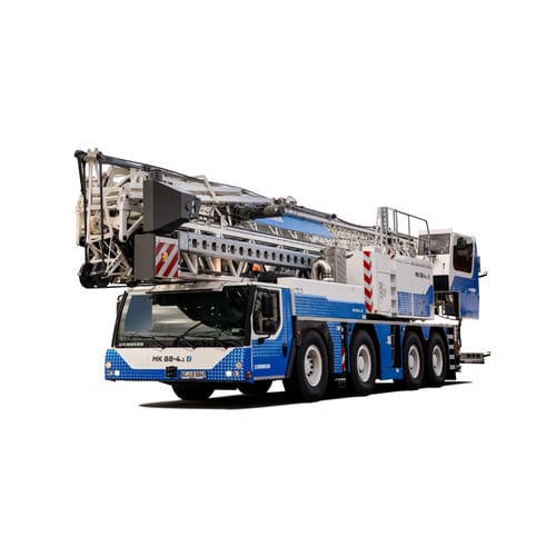 Gru mobile - MK 88-4.1E - Liebherr Cranes - con braccio impennabile / per cantiere / per facciate di edifici