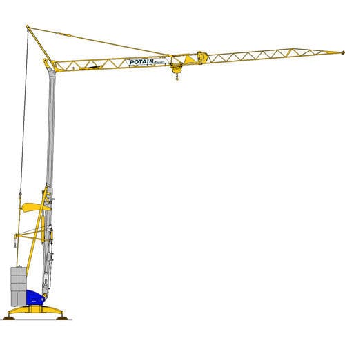 Gru automontante - Igo 13  - Manitowoc Cranes - fissa / tralicciata / per cantiere