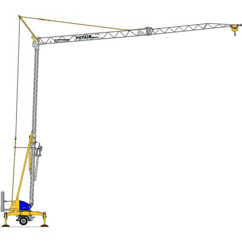 Gru automontante - Igo M 14 - Manitowoc Cranes - fissa / tralicciata / pieghevole