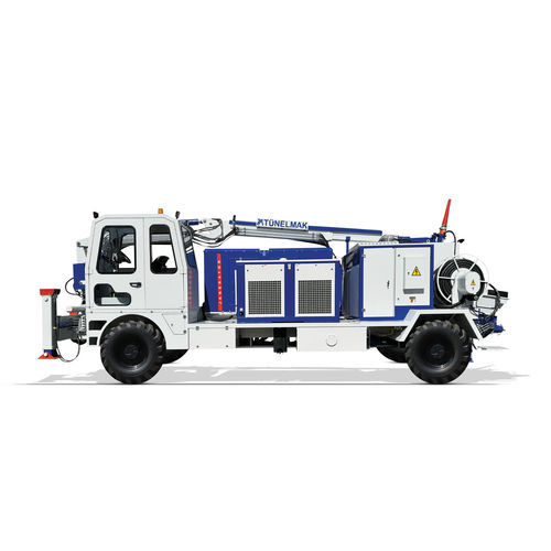 Pompa per calcestruzzo mobile - Adroit 450G - TUNELMAK CONSTRUCTION MACHINERY INC - fuoristrada / per uso in interni ed esterni / da esterno