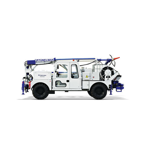 Pompa per calcestruzzo mobile - Adroit 420H - TUNELMAK CONSTRUCTION MACHINERY INC - per galleria / sotterranea / per miniera sotterranea