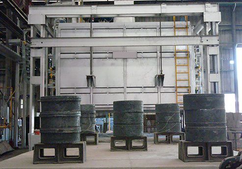 Forno a campana - Nutec Bickley - per trattamento termico / per essiccazione / a combustione
