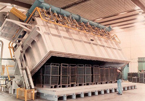 Forno a suola mobile - TIP UP - Nutec Bickley - di ricottura / di rinvenimento / elettrico