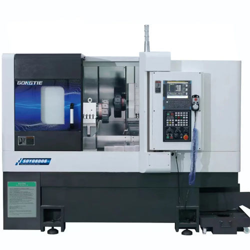 Centro di tornitura-fresatura CNC - SDX08-A - Ningbo GongTie Precision Machinery Co.,LTD - orizzontale / 3 assi / a due torrette