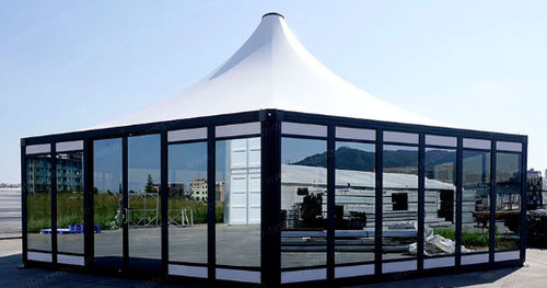 Tendone per organizzazione di evento - Hexagon Module Square  - Liri Tent Technology